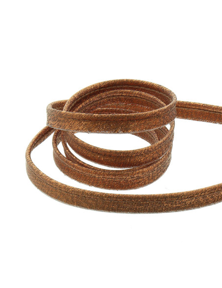 Lurex clothing piping - Copper