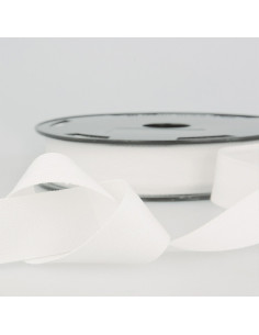 Cotton twill tape - White