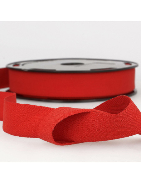 Cotton twill tape - Red