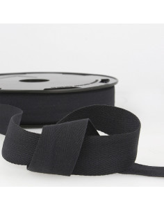Cotton twill tape - Black