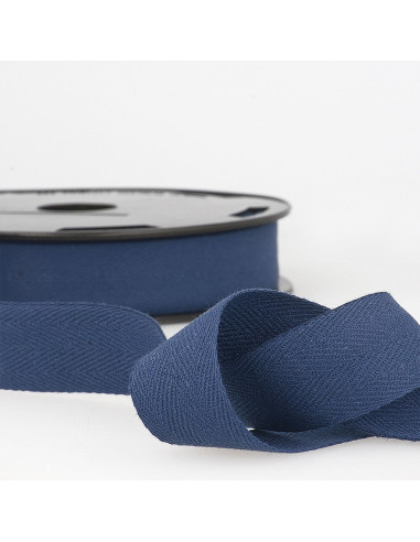 Cotton twill tape - Navy blue