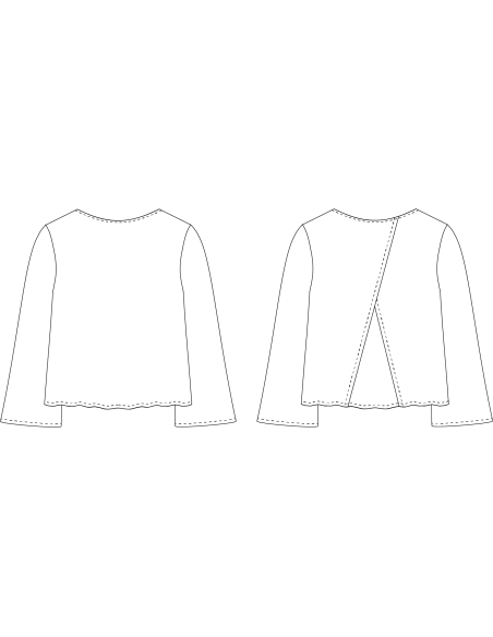 Nahée Sweater Pattern - Cha'Coud