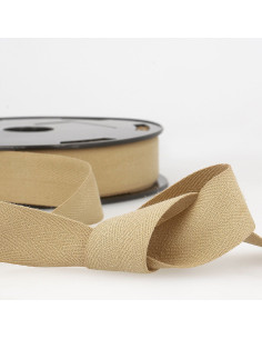 Cotton twill tape - Beige