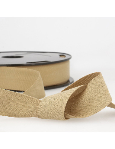 Cotton twill tape - Beige