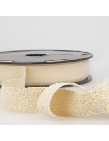 Cotton twill tape - Ecru