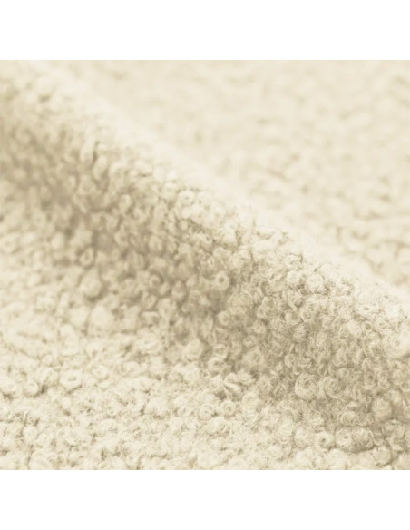 Curly fur fabric - Ecru