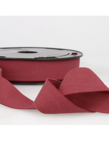 Cotton twill tape - Bordeaux