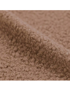 Curly fur fabric - Mocha