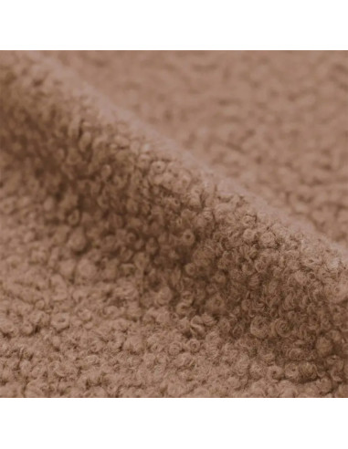Curly fur fabric - Mocha