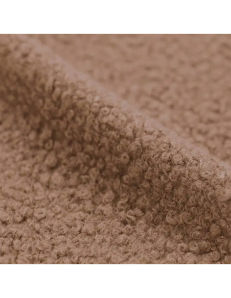 Curly fur fabric - Mocha