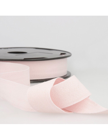 Cotton twill tape - Light pink