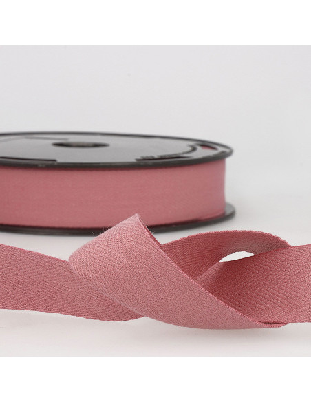 Cotton twill tape - Old pink