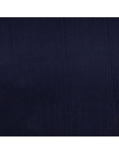 Cotton corduroy fabric - Navy blue