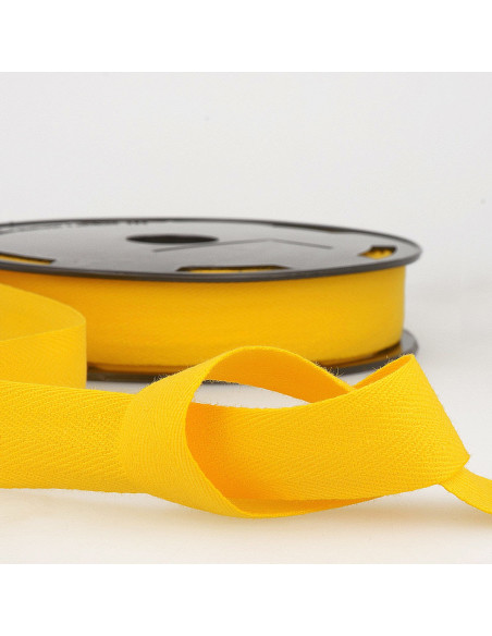 Cotton twill tape - Yellow