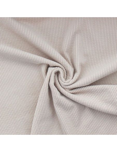 Cotton corduroy fabric - Linen