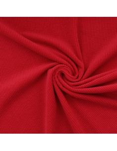 Cotton corduroy fabric - Cherry