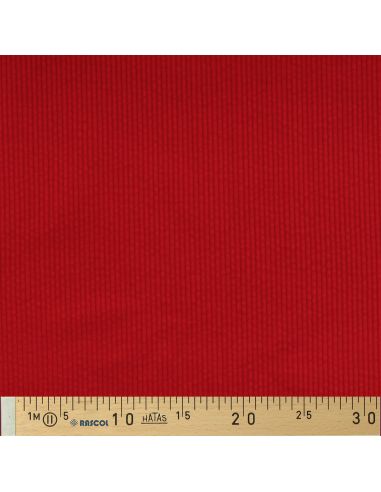 Cotton corduroy fabric - Cherry