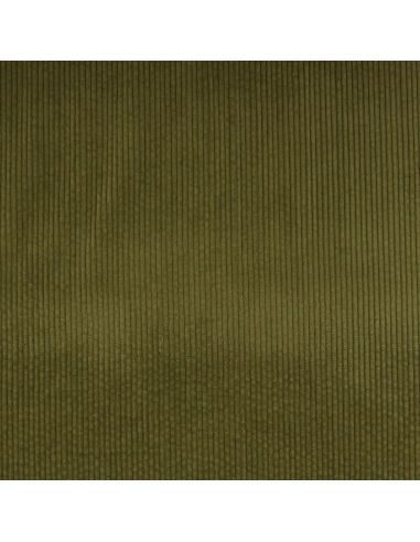 Cotton corduroy fabric - Olive