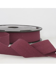 Cotton twill tape - Plum