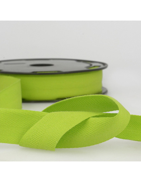 Cotton twill tape - Apple green