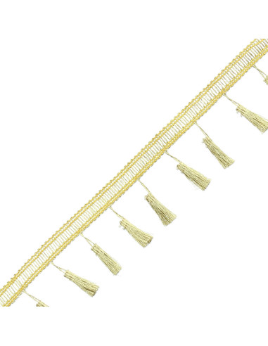 Lurex pompom trim - Gold