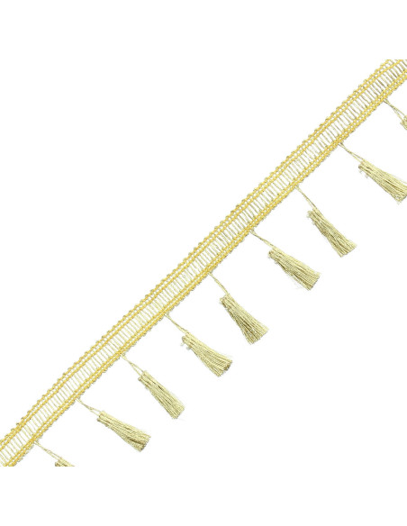 Lurex pompom trim - Gold