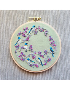 Embroidery Kit - Birds & Blooms