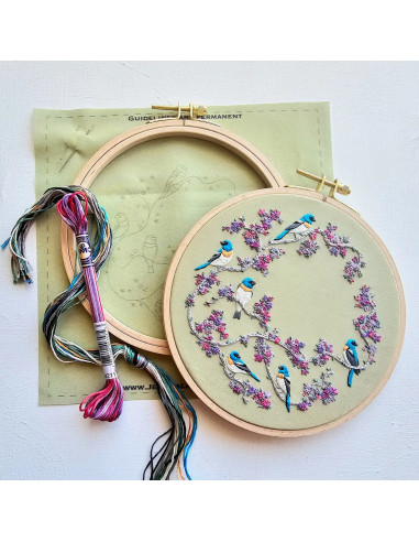 Embroidery Kit - Birds & Blooms