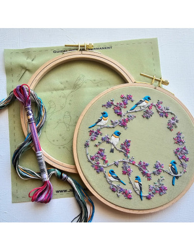 Embroidery Kit - Birds & Blooms