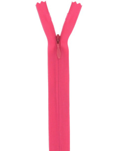 Invisible zipper - Bright pink