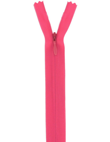 Invisible zipper - Bright pink