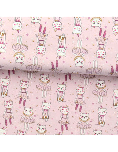 Fancy jersey fabric - Delicate