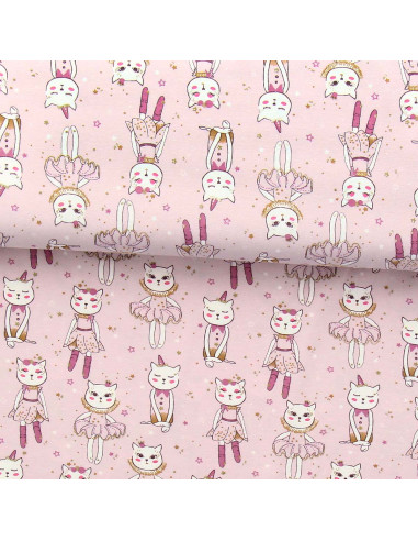 Fancy jersey fabric - Delicate