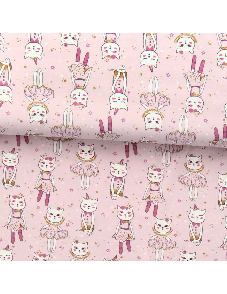 Fancy jersey fabric - Delicate