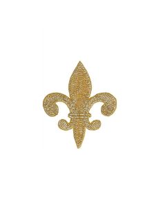 Iron-on patch fleur de lys - Gold