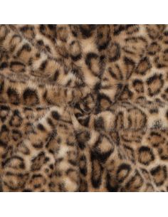 Faux animal fur fabric - Panther