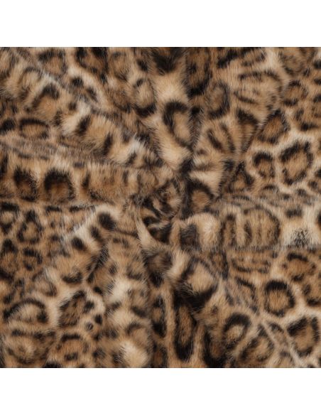 Faux animal fur fabric - Panther