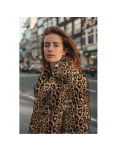 Faux animal fur fabric - Panther 2