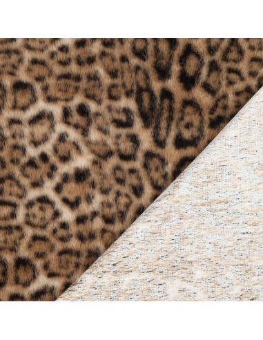 Faux animal fur fabric - Panther