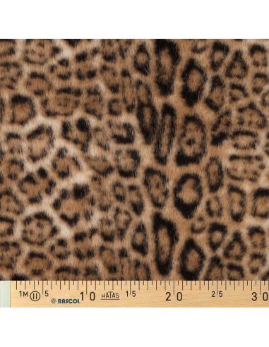 Faux animal fur fabric - Panther