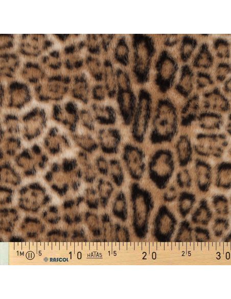 Faux animal fur fabric - Panther