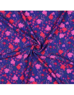 Viscose fabric - Country blue