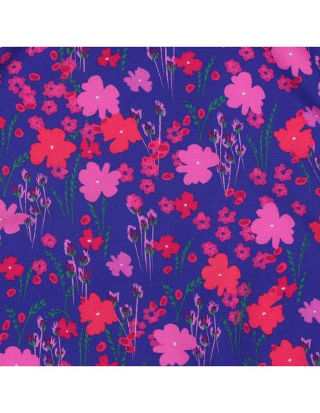 Viscose fabric - Country blue