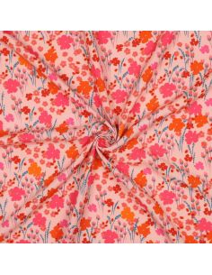 Viscose fabric - Rustic peach