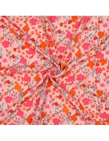 Viscose fabric - Rustic peach
