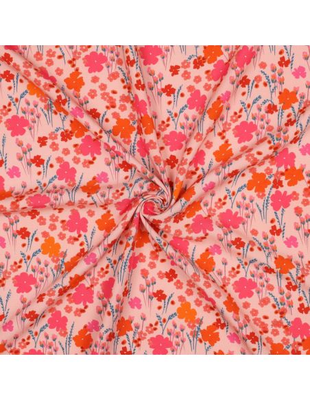 Viscose fabric - Rustic peach