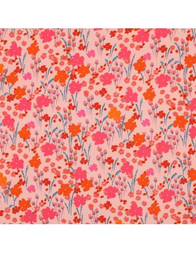 Viscose fabric - Rustic peach