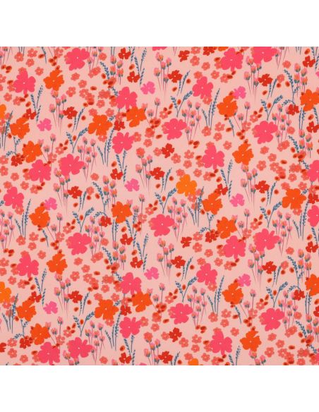Viscose fabric - Rustic peach