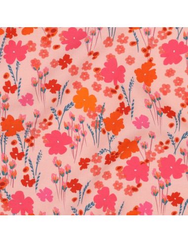Viscose fabric - Rustic peach