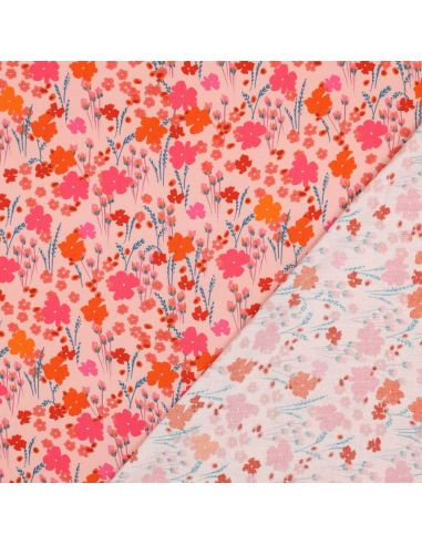 Viscose fabric - Rustic peach